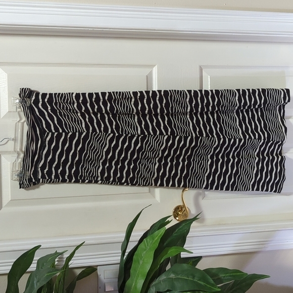 Coin 1804 Women's Striped Stretch Maxi Skirt Size Medium - Picture 3 of 5